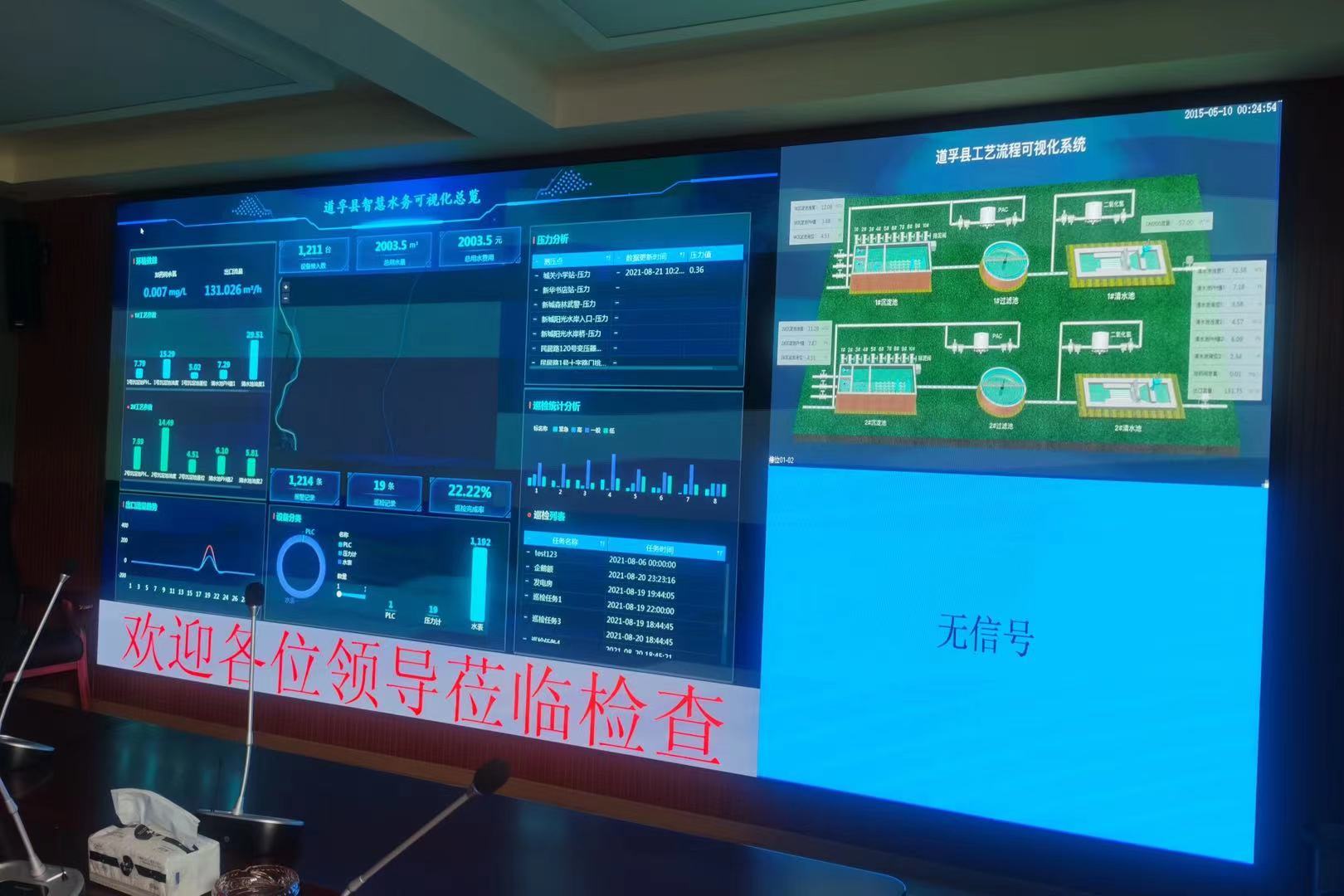 8月21日，深龍軟件協作道孚縣智慧水務系統正式上線